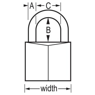 Candado para maletero 1900-D Master Lock