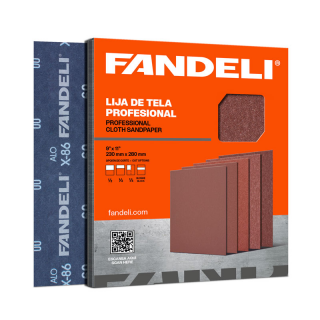 Lija Para Madera Grano 36 Roja X-86 Fandeli