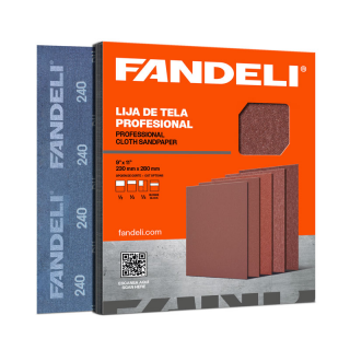 Lija de Esmeril Grano 80 Roja J-86 Fandeli