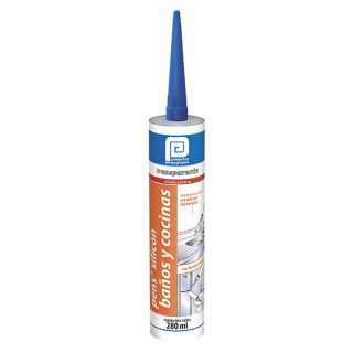 Silicón sellador Baños y Cocinas transparente 280 ml Pennsylvania