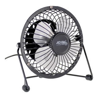 Ventilador de Escritorio 4” Mini Ventilador USB 4" 12391 Adir