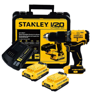 Taladro atornillador 1/2 Pulg 20V SBD715C2K Stanley