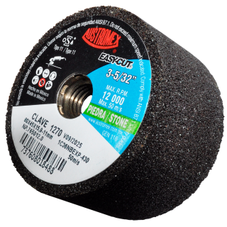 Copa Mini Desbaste Piedra G36 3-5/32" x 1-3/4" x 5/8"-11H 1270 Austromex