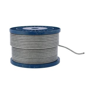 Cable de acero cubierto con PVC 7 X 19 hilos 75M 3/16 X 1/4 13906 Adir