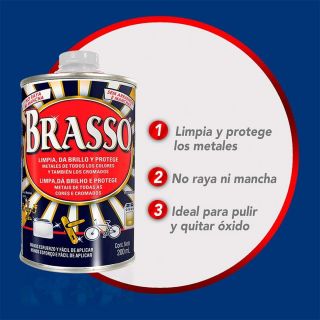 Brasso liquido 200 ml Reckitt Benckiser.