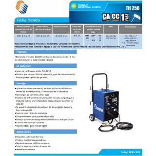 Soldadora TH-250 Infra Miller