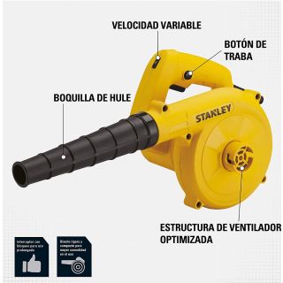 Sopladora / aspiradora 600W STPT600-B3 Stanley