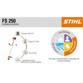 Desmalezadora con cuchilla FS 250 Stihl