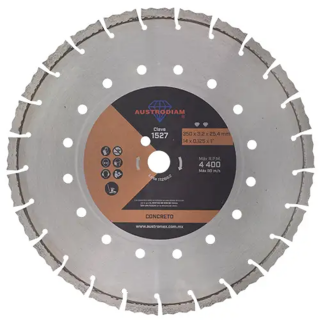 Disco de Diamante Para Corte Concreto 14" 1527 Austromex