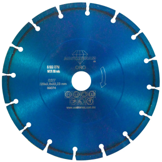 Disco de diamante segmentado Uso General 837 Austromex