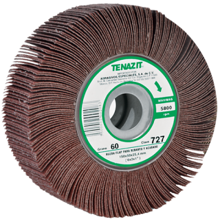 Rueda flap Tenazit Premium grano 60 6X2X1 727 Austromex