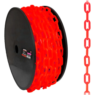 Cadena de Plástico Rojo 1/4" 25M 17679 Adir