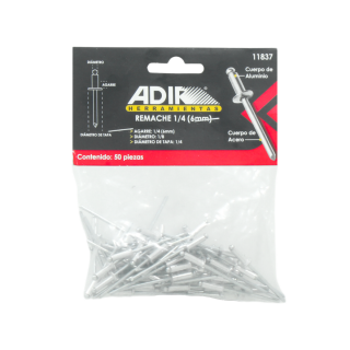 Remache 1/8X1/4 50Pz 11837 Adir