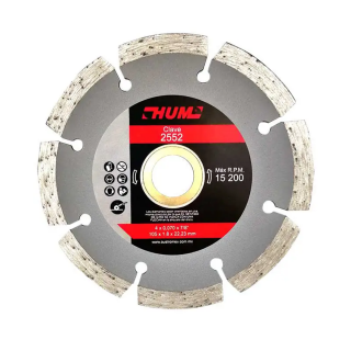 Disco de diamante segmentado HUM 4 Pulg 2552 Austromex