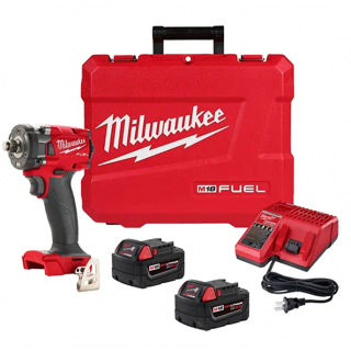 Kit de llave de impacto compacta M18 FUEL™ de 1/2" 2855-22 MILWAUKEE