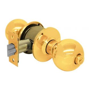 Cerradura 52PD para recamara Ball laton brillante 80032 Yale