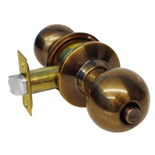Cerradura 52PD para recamara Ball Latón antiguo 80034 Yale