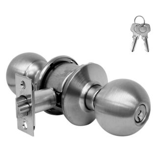 Cerradura 52PD para recamara Ball Cromo mate 80029 Yale