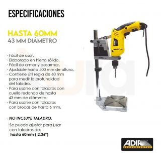 Soporte vertical para taladro de 60 mm AD-888 Adir