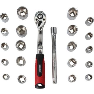 Juego de dados y accesorios 21 Pz JAC-3821 Tamer