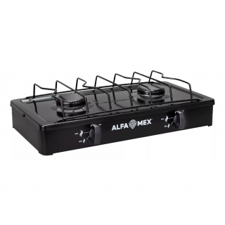 Estufa de mesa de 2 Quemadores 303S Alfa Mex