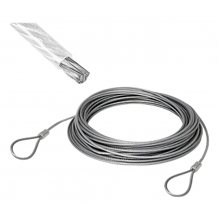 Cable De Acero Galvanizado Cubierto Con PVC 8M 3/16 13916 Adir