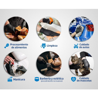Guantes de Nitrilo Grande GJ-1010 High Power