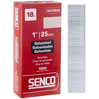 Clavillos galvanizados 5000 Pz 1" AX13 Senco