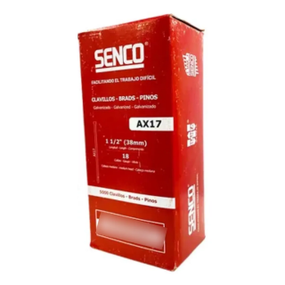 Clavillos galvanizados 5000 Pz 1-1/2" AX17 Senco
