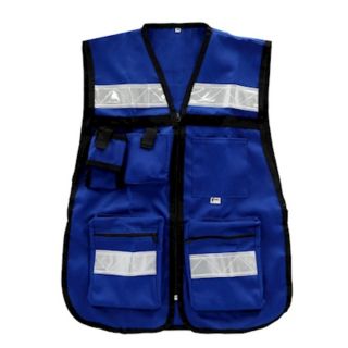 Chaleco Brigadista Azul Cabe