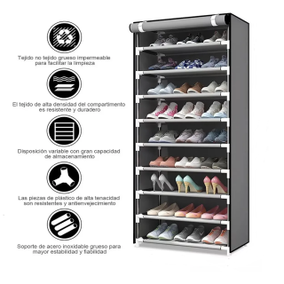 Zapatera Organizador 9 Niveles CUSOPGO Cuory
