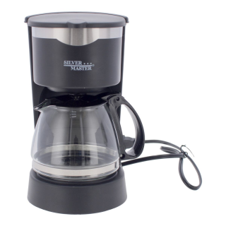 Cafetera Semiautomática 6 Tazas 17000 Silver Master
