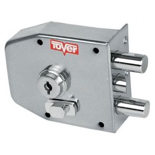 Cerradura de sobreponer Cromada 5200 Tover