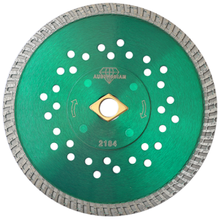 Disco de diamante verde turbo Granito 7 Pulg 2184 Austromex