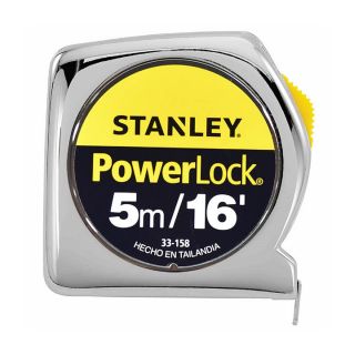 Flexómetro nylon powerlock 5M 3/4X16 pies 33-158MX Stanley