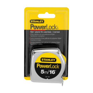 Flexómetro nylon powerlock 5M 3/4X16 pies 33-158MX Stanley