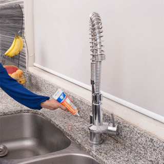 Silicón sellador Baños y Cocinas transparente 280 ml Pennsylvania