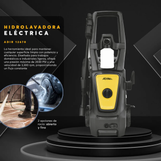 Hidrolavadora Eléctrica Alta Presión 12670 Adir