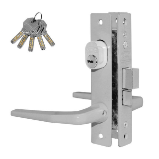 Cerradura de alta seguridad aluminio blanco 549-AS 4999 Phillips