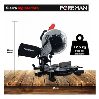 Sierra Ingleteadora 10” 1500W FO57478 Foreman