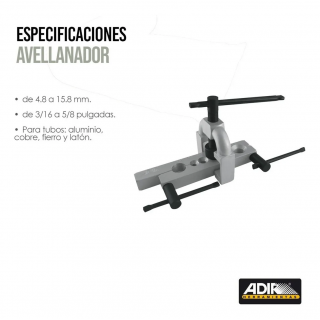 Expansor avellanador AD-396 Adir