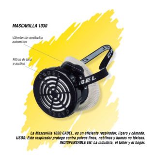 Mascarilla para gases 1400 Cabel