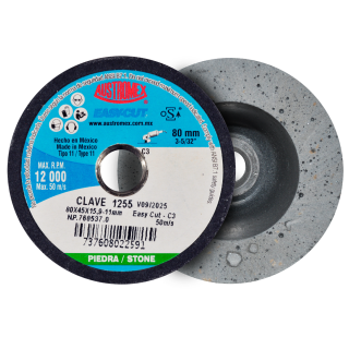 Copa Mini Shellac Easy Cut- C3 3-5/32” x 1-3/4" x 5/8"-11H 1255 Austromex