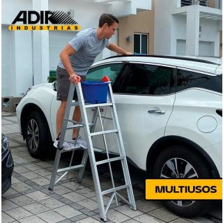 Escalera Plegable 4 Peldaños 10537 Adir