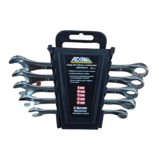 Juego de llaves españolas milimétricas 5 Pz AD-251-J Adir