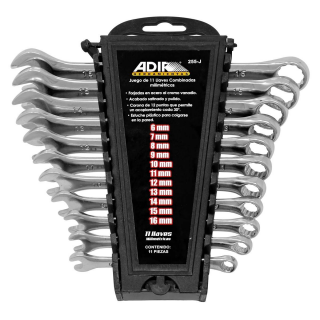 Juego de llaves españolas milimétricas 11 Pz AD-255-J Adir
