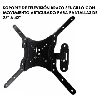 Soporte para TV 26 Pulg a 42 Pulg con brazo AD-3083 Adir