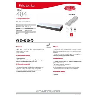 Lima combinada 484 Austromex