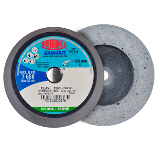 Copa Shellac - Easy Cut- C3 5" x 2" x 5/8"-11H 1261 Austromex