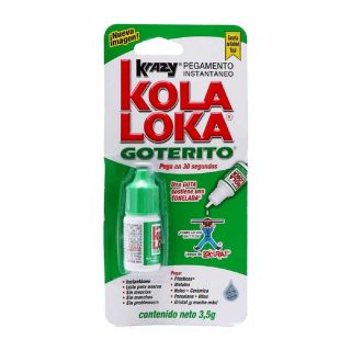 Pegamento gotero 3.5 gr Kola Loka